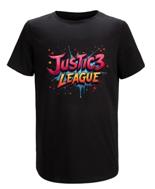Colorful Justic3 League T-Shirt