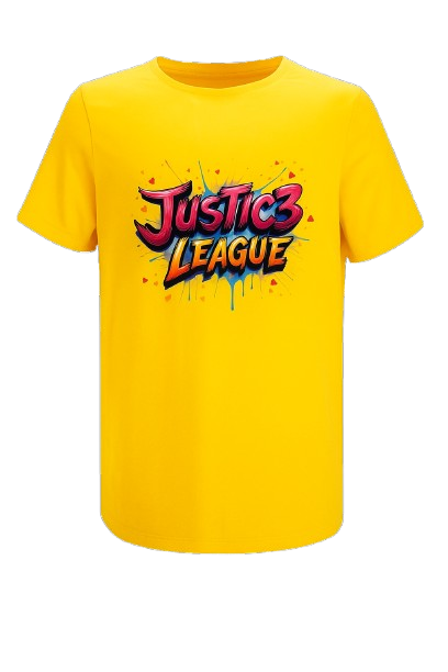 Colorful Justic3 League T-Shirt